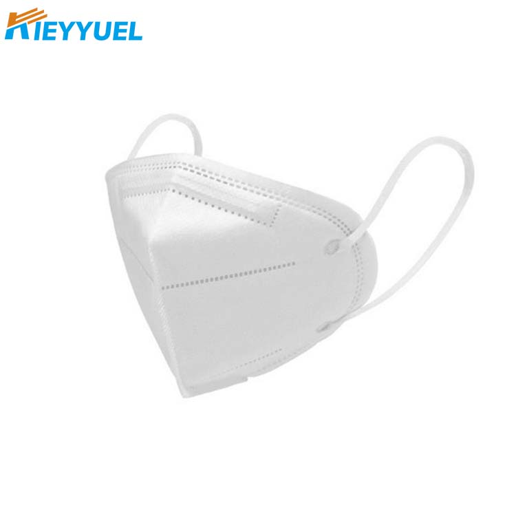 Self-suction Filtering မှုန်မှုန်သော Respirator KN95 မျက်နှာဖုံး